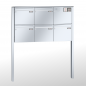 Preview: RENZ Basic (B) Edelstahl 3-seitig, Anlage mit Installationskasten, Kasten 370x330x145, 5-teilig, zum Einbetonieren, 10-0-10022