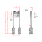 Preview: RENZ Basic (B) Edelstahl 3-seitig, Anlage mit Installationskasten, Kasten 370x330x145, 1-teilig Installationskasten waagerecht, zum Einbetonieren, 10-0-10025