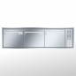 Preview: RENZ Eckrahmen Edelstahl V4A-Ausführung, Anlage mit Installationskasten, Kasten 370x330x100, 3-teilig, 10-0-25912