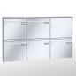 Preview: RENZ BASIC (B) Edelstahl, Anlage ohne Installationskasten, Kasten 370x330x145, 5-teilig, 10-0-35010