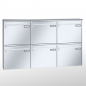 Preview: RENZ BASIC (B) Edelstahl, Anlage ohne Installationskasten, Kasten 370x330x145, 6-teilig, 10-0-35011