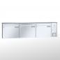 Preview: RENZ BASIC (B) Edelstahl, Anlage mit Installationskasten, Kasten 370x330x145, 3-teilig, 10-0-35020