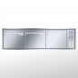 Preview: RENZ Eckrahmen Edelstahl V4A-Ausführung, Anlage mit Installationskasten, Kasten 370x330x145, 3-teilig, 10-0-35140