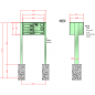 Preview: RENZ Quadra, Anlage mit Installationskasten, Kasten 300x110x385, 4-teilig, zum Einbetonieren, 13-0-13029