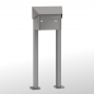 Preview: RENZ PRISMA-Stahl-Ausführung, Anlage ohne Installationskasten, Anlage vorn zu öffnen, Kasten 300x220x385, 1-teilig, mit 2 Fußplatten ,13-0-29800