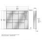 Preview: RENZ PLAN Edelstahl, Anlage mit Installationskasten, Kasten 300x440x160, 6-teilig, 60-0-60320