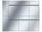 Preview: RENZ PLAN Edelstahl, Anlage mit Installationskasten, Kasten 300x440x160, 6-teilig, 60-0-60320