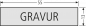 Preview: Namensschild Einlage LIRA mit indiv. Gravur 90-3-00001 - schematische Darwstellung