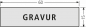 Preview: Namensschild Einlage für Module mit indiv. Gravur 90-3-00002 - schematische Darstellung