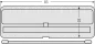 Preview: RENZ Kunststoff Klappenhalter mit Torsionsfeder 97-9-82193 - Schematische Darstellung
