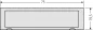 Preview: RENZ Namensschild-Abdeckung NS09 RSA1 75x19.5 97-9-82351 - schematische Darstellung