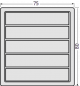 Preview: RENZ Sprechgitter neues Modell, 97-9-83238 - schematische Darstellung