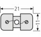 Preview: RENZ Fadenglühbirne Lira 97-9-85033 - schematische Darstellung