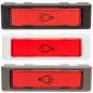 Preview: RENZ Lichttaster Lira 97-9-85111, rote Abdeckung, verschiedene Farben