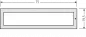 Preview: RENZ RSA2 Kunststoff Namensschildabdeckung 97-9-85353 - schematische Darstellung