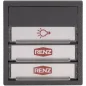 Preview: RENZ Klingel- und Lichtmodul 3. Generation 97-9-85675, 1xLicht, 2xKlingel - Frontansicht