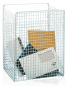 Preview: RENZ Postkorb, weiß, kunststoffbeschichtet, 400x350x150, 20 ltr., 17-9-13028