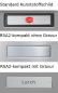 Preview: RENZ ALU Mauerdurchwurf-Frontplatte, eckig, aufklappbar, 360x500x13, 3-teilig, 14-0-14105