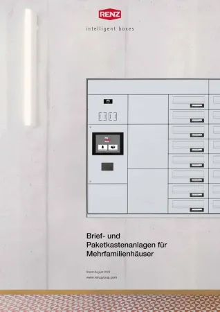 Katalog Intelligente Brief- und Paketkastenanlagen für die Wohnungswirtschaft.