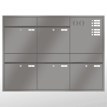 RENZ PLAN, Anlage mit Installationskasten, Kasten 400x440x160, 5-teilig, 60-0-60316