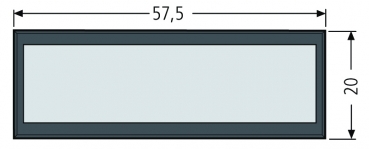 RENZ Namensschild, 57.5x20, 97-9-82185