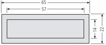 RENZ Kombitaster Lira, verschiedene Farben, 97-9-85116 - schematische Darstellung