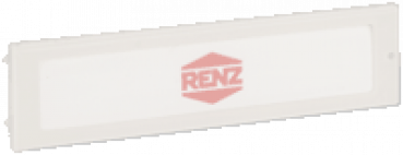 RENZ Kunststoff-RSA2 Namensschildabdeckung - 97-9-85357