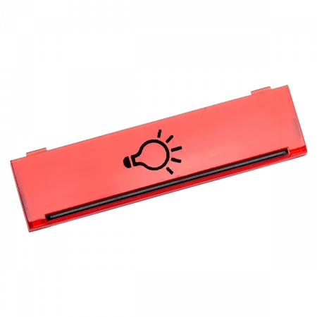 RENZ Lichtschild-Abdeckung für Module bis 2006 97-9-82047 - Seitenansicht, Farbe: Rot