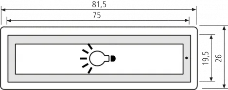 RENZ Kunststoff RSA2 Lichtschild inkl. Gehäuse 97-9-85350 - schematische Darstellung