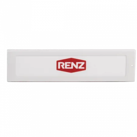 RENZ RSA2 Kunststoff Namensschildabdeckung 97-9-85353 - Frontansicht