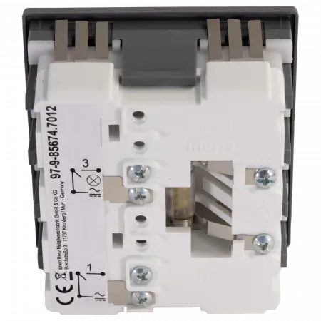 Preview: RENZ Klingelmodul 3. Generation 97-9-85670 2 Klingeln - Rückansicht