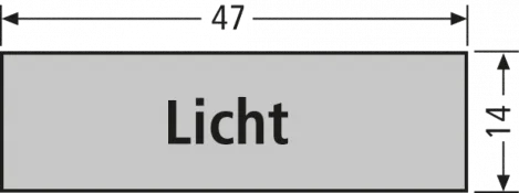 RENZ Lichttastereinlage für Seko 97-9-87026 - schematische Darstellung