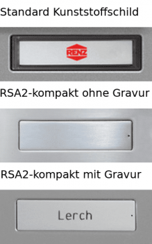 RENZ RS 3000, Anlage ohne Installationskasten, Kasten 370x330x100, 4-teilig, 10-0-25161