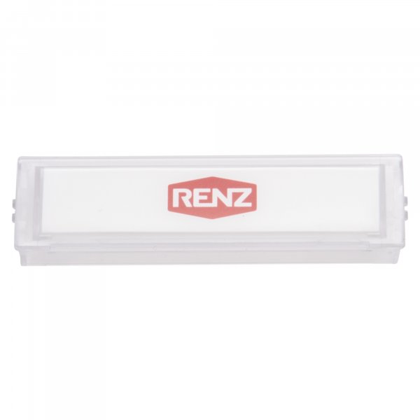 RENZ Namensschild 09, 75x19.5, mit Papiereinlage, 97-9-82259