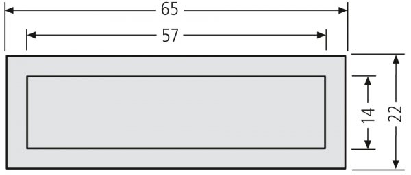 RENZ Kombitaster Lira, verschiedene Farben, 97-9-85116 - schematische Darstellung