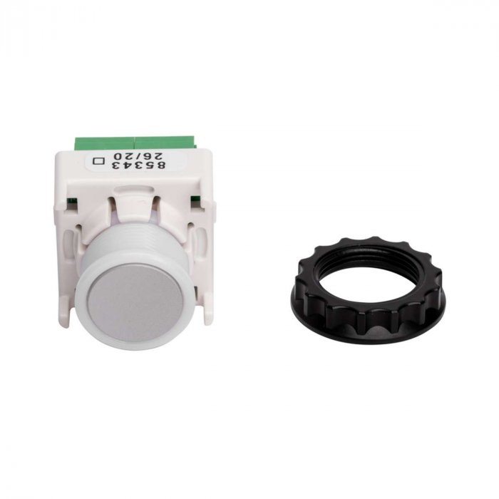 RENZ RSA2 Lichtknopf 97-9-85343 - ALU - Frontansicht