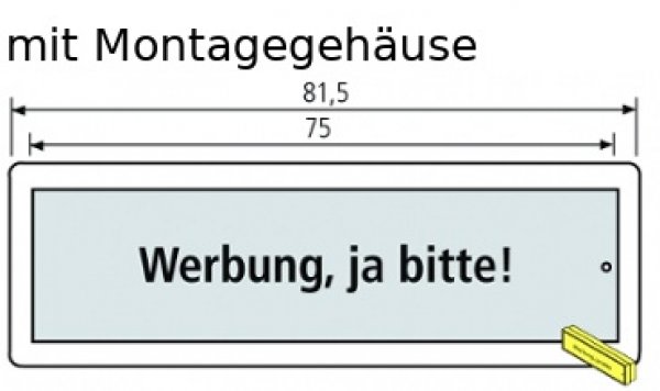 RENZ RSA2 Namensschild, Gravur aus Vorlage, ALU oder Edelstahl