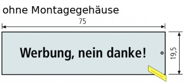 RENZ RSA2 Namensschild, Gravur aus Vorlage, ALU oder Edelstahl