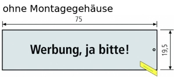 RENZ RSA2 Namensschild, Gravur aus Vorlage, ALU oder Edelstahl