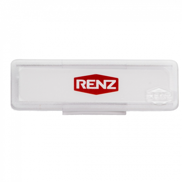 RENZ Namensschild mit Papiereinlage 97-9-82033 - Frontansicht