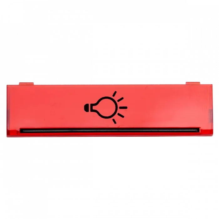 RENZ Lichtschild-Abdeckung für Module bis 2006 97-9-82047 - Frontansicht, Farbe: Rot