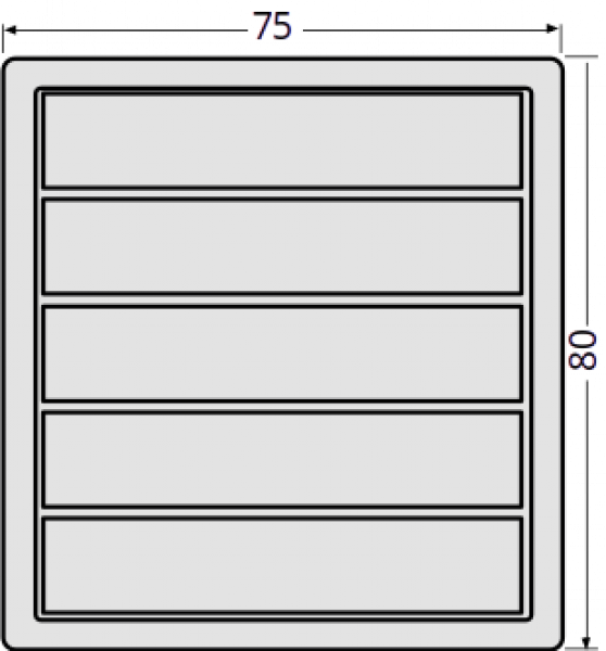 RENZ Sprechgitter neues Modell, 97-9-83238 - schematische Darstellung