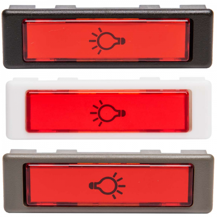 RENZ Lichttaster Lira 97-9-85111, rote Abdeckung, verschiedene Farben