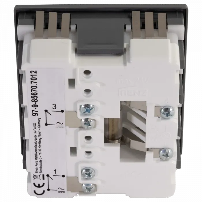 RENZ Klingel- und Lichtmodul 3. Generation 97-9-85674 1xKlingel, 1xLicht - Rückansicht