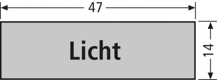 RENZ Lichttastereinlage für Seko 97-9-87026 - schematische Darstellung