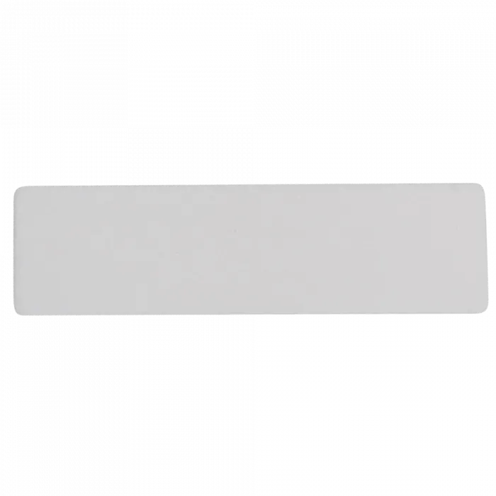 RENZ Namensschildeinlage 47x14 aus Kunststoff 97-9-87118 für Seko Taster - Fraomntansicht