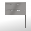 RENZ TETRO-Stahl-Ausführung, Anlage ohne Installationskasten, Kasten 370x330x100, 5-teilig, zum Einbetonieren,10-0-10174
