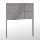 RENZ TETRO Stahl-Ausführung, Anlage ohne Installationskasten, Kasten 370x330x100, 6-teilig, zum Einbetonieren, 10-0-10175