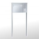 RENZ TETRO Edelstahl V4A-Ausführung, Anlage mit Installationskasten, Kasten 370x330x100, 1-teilig Installationskasten senkrecht, zum Einbetonieren, 10-0-10240