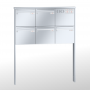 RENZ TETRO Edelstahl V4A-Ausführung, Anlage mit Installationskasten, Kasten 370x330x100, 5-teilig , zum Einbetonieren, 10-0-10244